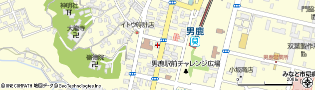 秋田県男鹿市船川港船川栄町27周辺の地図