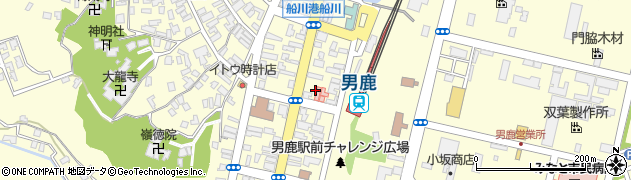 秋田県男鹿市船川港船川栄町86周辺の地図