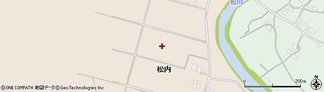 岩手県盛岡市松内周辺の地図