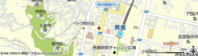 秋田県男鹿市船川港船川栄町24周辺の地図