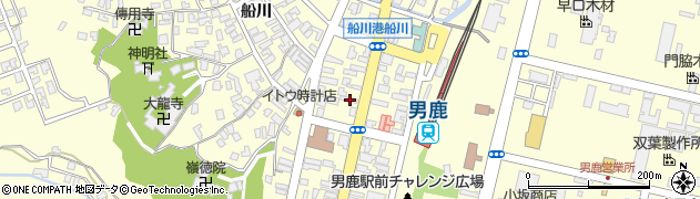 秋田県男鹿市船川港船川栄町22周辺の地図