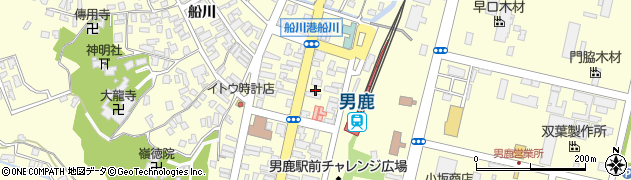 秋田県男鹿市船川港船川栄町93周辺の地図