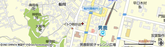 秋田県男鹿市船川港船川栄町21周辺の地図