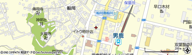 秋田県男鹿市船川港船川栄町16周辺の地図