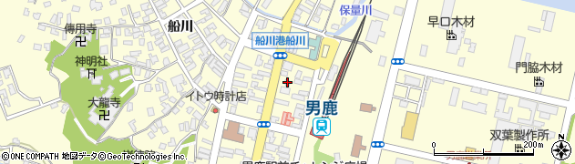 秋田県男鹿市船川港船川栄町100周辺の地図