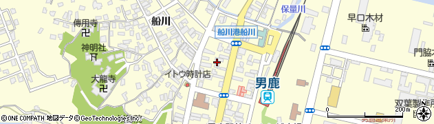 秋田県男鹿市船川港船川栄町15周辺の地図
