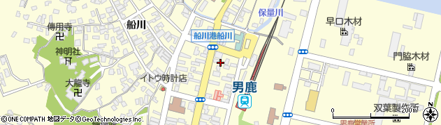 秋田県男鹿市船川港船川栄町103周辺の地図