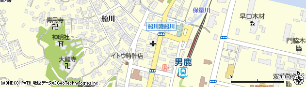 秋田県男鹿市船川港船川栄町12周辺の地図