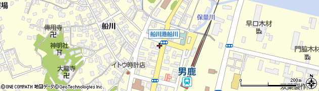 秋田県男鹿市船川港船川栄町7周辺の地図