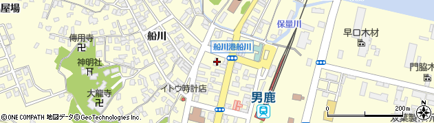 秋田県男鹿市船川港船川栄町9周辺の地図