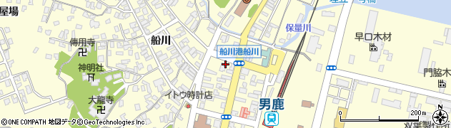 秋田県男鹿市船川港船川栄町8周辺の地図
