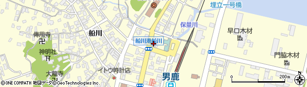 秋田県男鹿市船川港船川栄町107周辺の地図