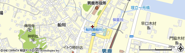 秋田県男鹿市船川港船川栄町1周辺の地図
