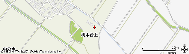 秋田県潟上市天王（桃木台上）周辺の地図