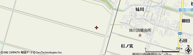 秋田県潟上市飯田川和田妹川（道ノ下）周辺の地図