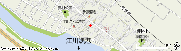 秋田県潟上市天王（江川）周辺の地図