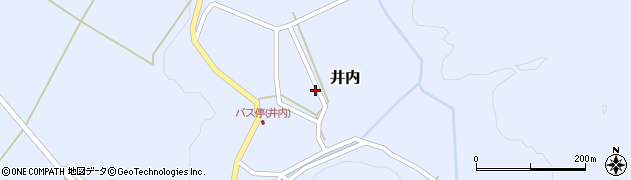 秋田県南秋田郡井川町井内杉ケ崎周辺の地図