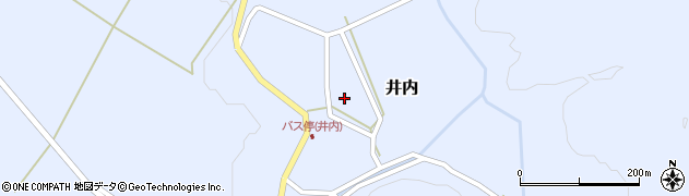 秋田県南秋田郡井川町井内杉ケ崎35周辺の地図