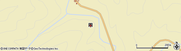 岩手県岩泉町（下閉伊郡）門周辺の地図