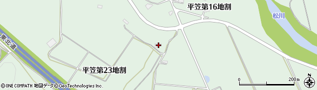 岩手県八幡平市平笠（第２３地割）周辺の地図
