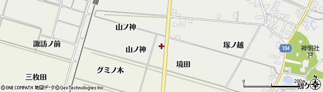 秋田昭和飯田川線周辺の地図
