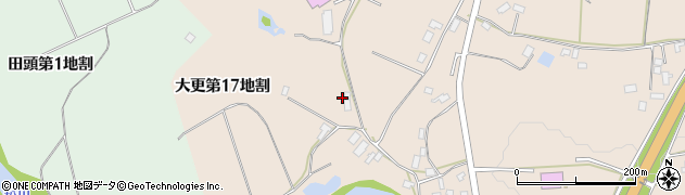 岩手県八幡平市大更（第１７地割）周辺の地図