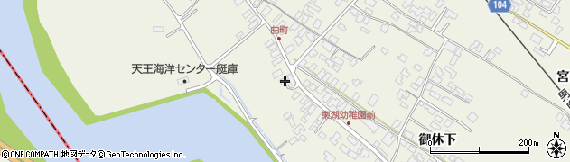 秋田県潟上市天王天王209周辺の地図