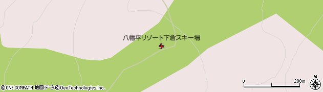 八幡平リゾート下倉スキー場周辺の地図