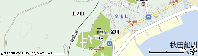 金川八幡神社周辺の地図