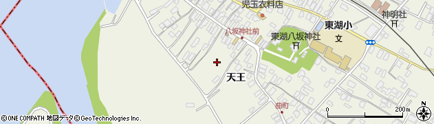 秋田県潟上市天王天王250周辺の地図