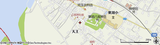 秋田県潟上市天王天王173周辺の地図