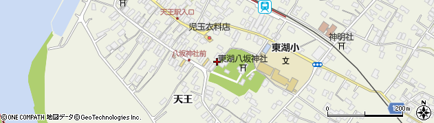 秋田県潟上市天王天王107周辺の地図