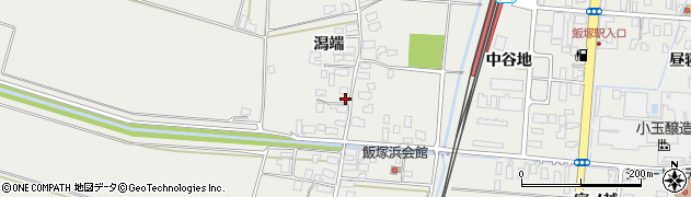 秋田県潟上市飯田川飯塚潟端周辺の地図