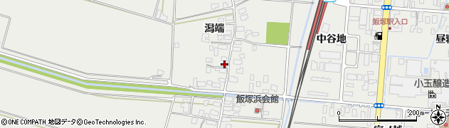 秋田県潟上市飯田川飯塚（潟端）周辺の地図