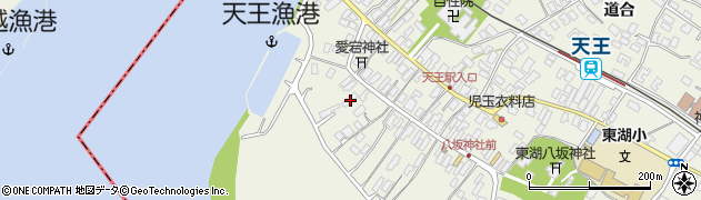 秋田県潟上市天王天王145周辺の地図