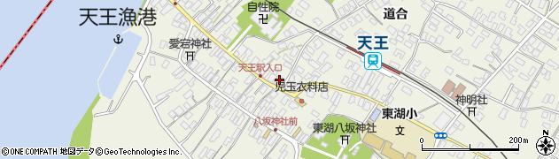 秋田県潟上市天王天王57周辺の地図