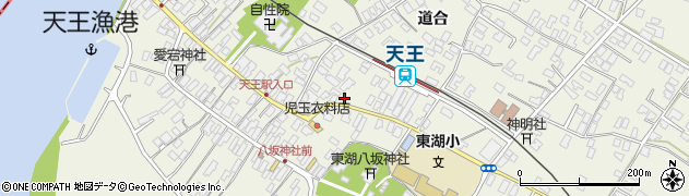 秋田県潟上市天王天王35周辺の地図