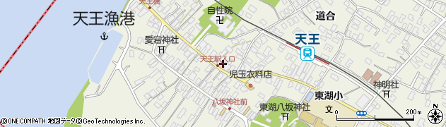 秋田県潟上市天王天王61周辺の地図