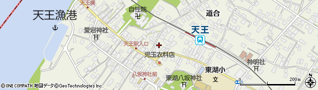 秋田県潟上市天王天王50周辺の地図
