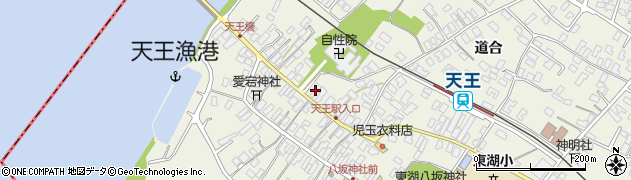 秋田県潟上市天王天王68周辺の地図