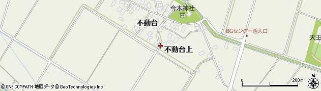 秋田県潟上市天王（不動台上）周辺の地図