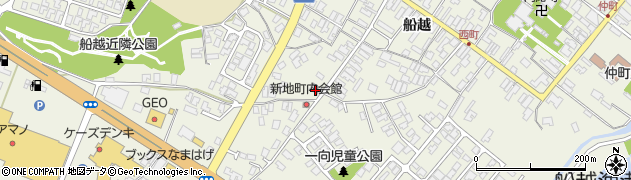 秋田県男鹿市船越船越167周辺の地図