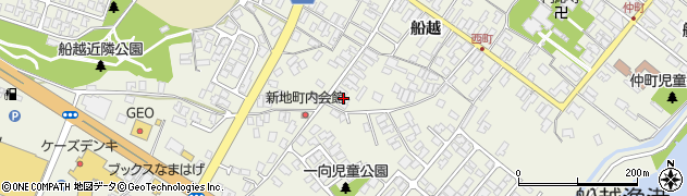 秋田県男鹿市船越船越159周辺の地図