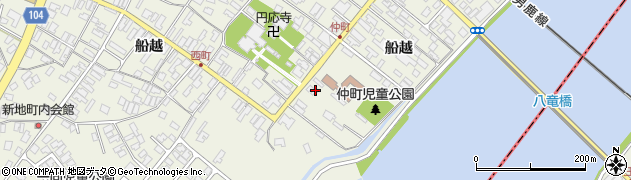 秋田県男鹿市船越船越48周辺の地図