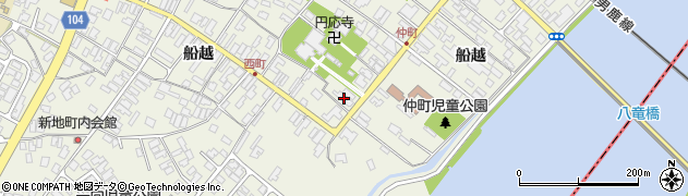 秋田県男鹿市船越船越263周辺の地図