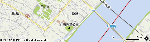 秋田県男鹿市船越船越435周辺の地図