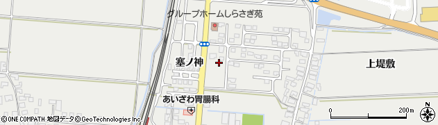 秋田県潟上市飯田川飯塚塞ノ神周辺の地図