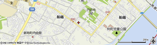 秋田県男鹿市船越船越247周辺の地図