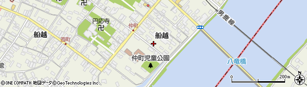 秋田県男鹿市船越船越32周辺の地図