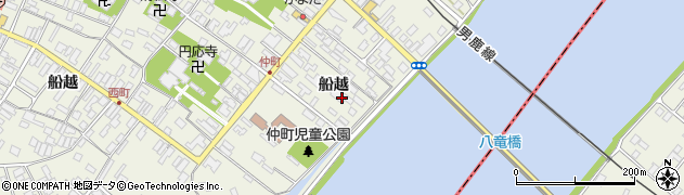 秋田県男鹿市船越船越410周辺の地図